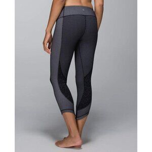 Lululemon Athletica Seamless & Gym Crop Leggings Women's Gray size 4